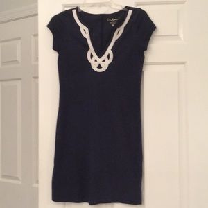 Lilly Pulitzer Brewster Contrast Trim TShirt Dress
